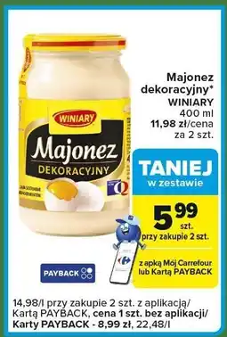 Carrefour Express Majonez dekoracyjny Winiary 400ml oferta