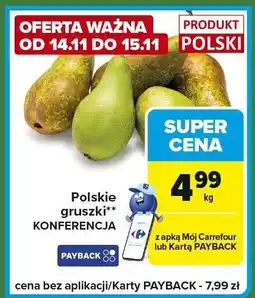 Carrefour Express Polskie gruszki KONFERENCJA Carrefour Express oferta
