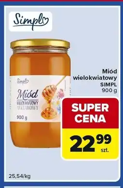Carrefour Express Miód wielokwiatowy SIMPL 900 g oferta