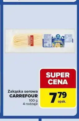 Carrefour Express Zakąska serowa CARREFOUR 100 g 4 rodzaje oferta