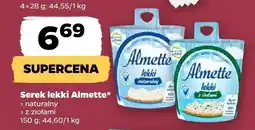 Netto Serek lekki Almette naturalny, z ziołami oferta
