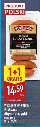 ALDI Kiełbasa śląska z szynki 1+1 gratis Wędliniarnia Premium oferta