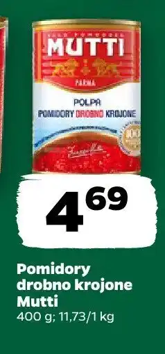 Netto Pomidory drobno krojone Mutti oferta