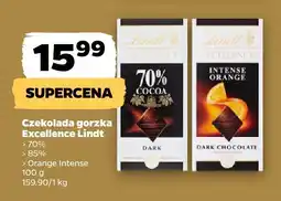 Netto Czekolada gorzka Excellence Lindt 70%, 85%, Orange Intense oferta