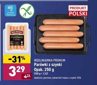 ALDI Parówki z szynki 250g oferta