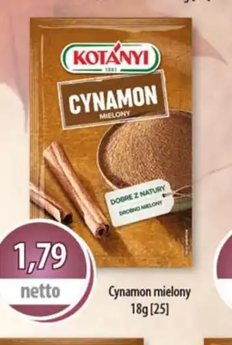 DUO-TES Kotányi Cynamon mielony oferta