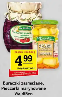 Gram Market Buraczki zasmażane, Pieczarki marynowane WaldiBen oferta