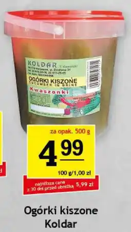 Gram Market Ogórki kiszone Koldar oferta