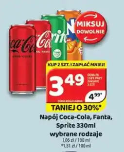 Delfin Napój Coca-Cola, Fanta, Sprite oferta