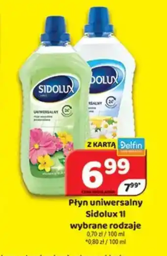 Delfin Płyn uniwersalny Sidolux oferta