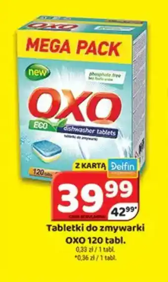 Delfin Tabletki do zmywarki OXO oferta