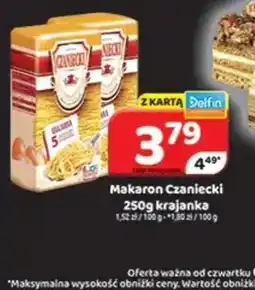 Delfin Makaron Czaniecki oferta