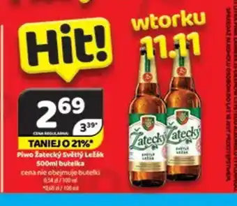 Piwo Žatecký Světlý Ležák