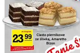 Gram Market Ciasto piernikowe ze śliwką, Amaretto Bizon oferta