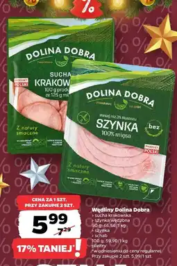 Netto Szynka wędzona Dolina Dobra oferta