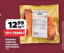 Netto Ćwiartka wędzona z kurczaka Stół Soltysa oferta
