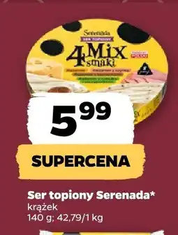 Netto Ser topiony Serenada kremowy, z szynką i pieprzem, łagodny oferta