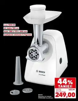 Kaufland BOSCH Maszynka do mielenia MFW2510W SmartPower oferta
