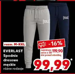 Kaufland EVERLAST Spodnie dresowe męskie różne rodzaje oferta