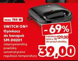 Kaufland SWITCH ON Opiekacz do kanapek SM-D0201 oferta