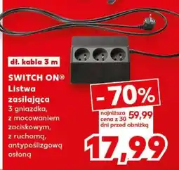 Kaufland Switch On Listwa zasilająca oferta
