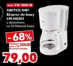 Kaufland SWITCH ON Ekspres do kawy CM-H0201 oferta