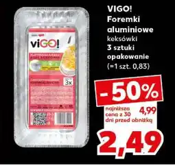 Kaufland VIGO! Foremki aluminiowe keksówki oferta