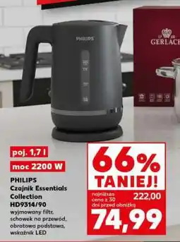 Kaufland PHILIPS Czajnik Essentials Collection HD9314/90 oferta