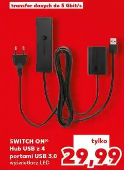 Kaufland SWITCH ON Hub USB z 4 portami USB 3.0 oferta