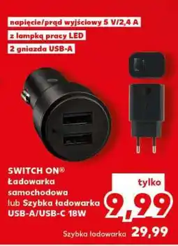 Kaufland Ładowarka samochodowa lub Szybka ładowarka USB-A/USB-C 18W oferta