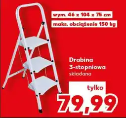 Kaufland Drabina 3-stopniowa składana oferta