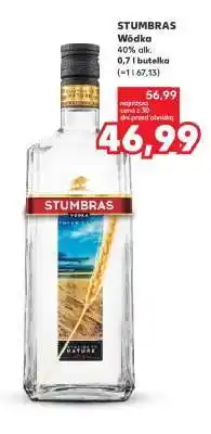 Kaufland STUMBRAS wódka oferta