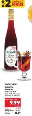 Kaufland DOBROŃSKI Cydrowy Grzaniec oferta