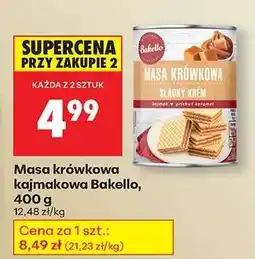 Biedronka Masa krówkowa kajmakowa Bakello, 400 g oferta
