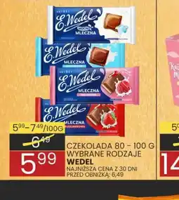 Wafelek Czekolada Wedel oferta