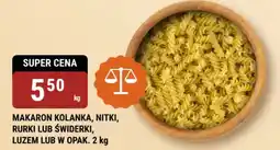 bi1 Makaron kolanka, nitki, rurki lub świderki oferta