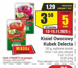 Delikatesy Sezam Kisiel Owocowy Kubek Delecta oferta
