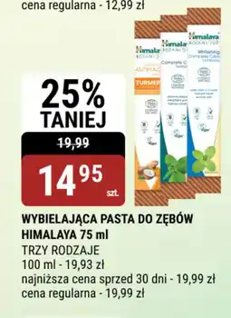 bi1 Wybielająca pasta do zębów himalaya oferta
