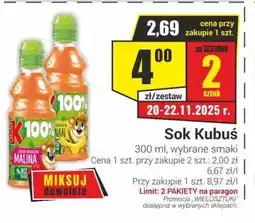 Delikatesy Sezam Sok Kubuś oferta