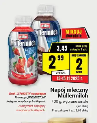 Napój mleczny Müllermilch