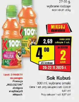 Premium Nasz Sklep Sok Kubuś oferta