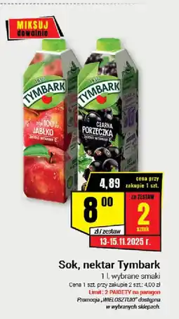 Premium Nasz Sklep Sok, nektar Tymbark oferta