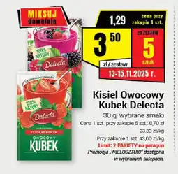 Premium Nasz Sklep Kisiel Owocowy Kubek Delecta oferta