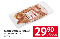 Selgros Boczek wędzony parzony układany oferta