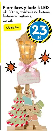 Tedi Piernikowy ludzik LED oferta