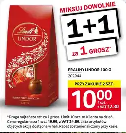 Selgros Praliny lindor oferta