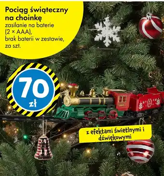 Tedi Pociąg świąteczny na choinkę oferta
