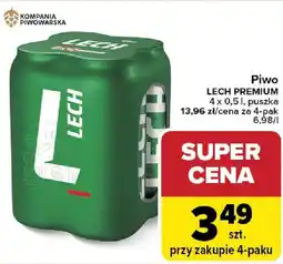 Carrefour Piwo LECH PREMIUM oferta