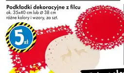 Tedi Podkładki dekoracyjne z filcu oferta