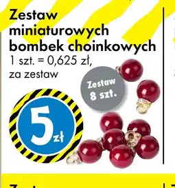 Tedi Zestaw miniaturowych bombek choinkowych oferta